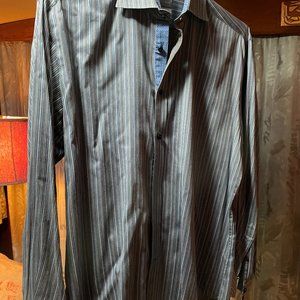 Thomas Dean Flip Cuff Button Down